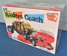 Raiders Coach ~ Plastic Model Car Kit ~ AMT-ERTL Custom ~ George Barris Kustom