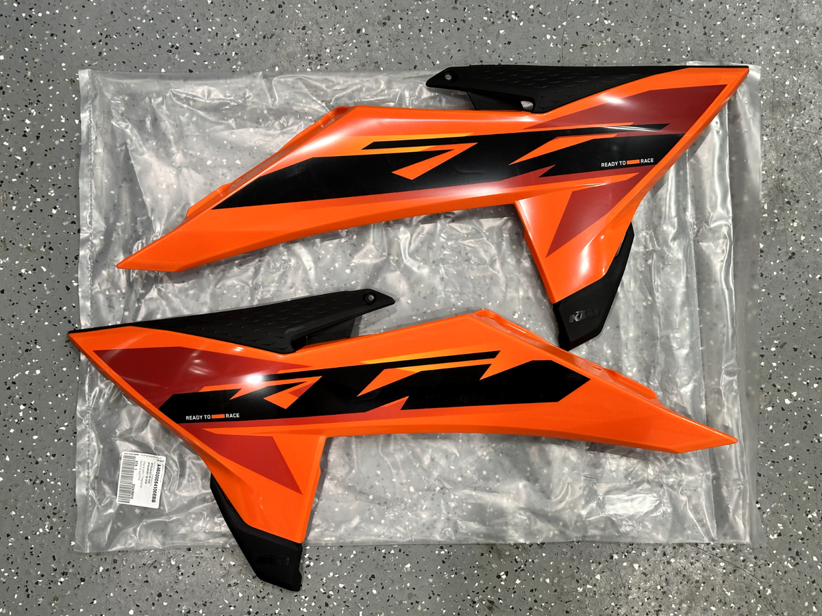 NEW 2025 KTM OEM Shroud Spoiler Plastics Set for SX SX-F XC XC-F