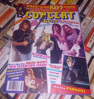 Concert Shots-Exclusive Jon Bon Jovi Reveals His Blaze of Glory - March 1991