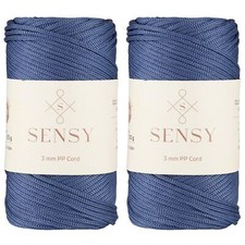 Sensy Premium 3mm 131 Yards Polyester Rope 100 Polypropylene Cord Macrame Co...
