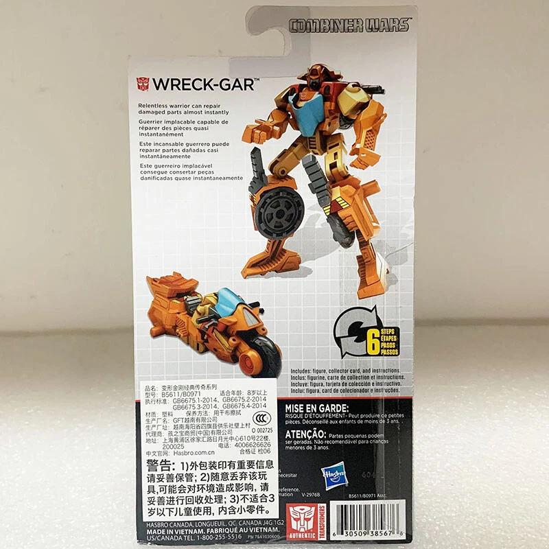 Hasbro Transformers Wreck Gar Combiner Wars Legends Class Genarations Figure New - Image 2 of 4