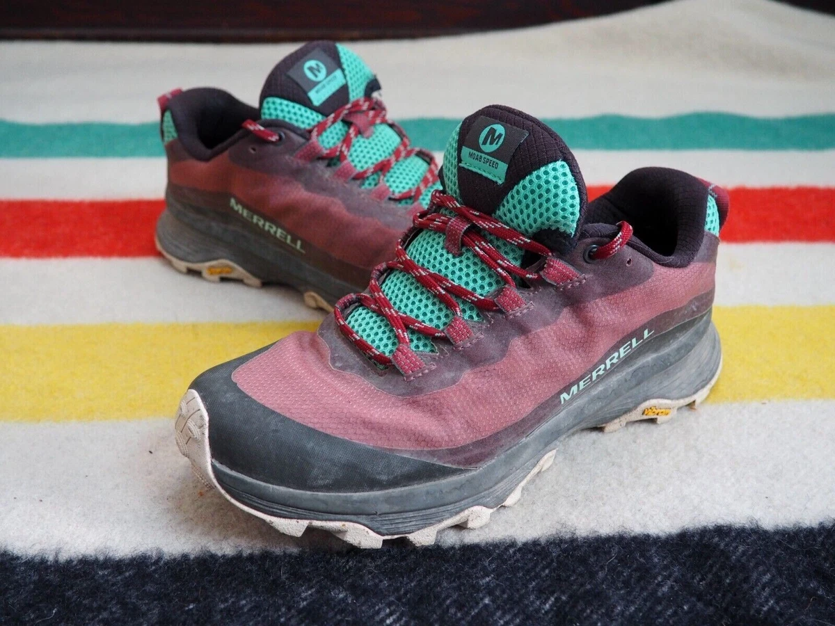 Simuler søskende Fisker MERRELL Moab Speed Low Trail Running Approach Hiking Shoes Womens US 9 EUC  | eBay