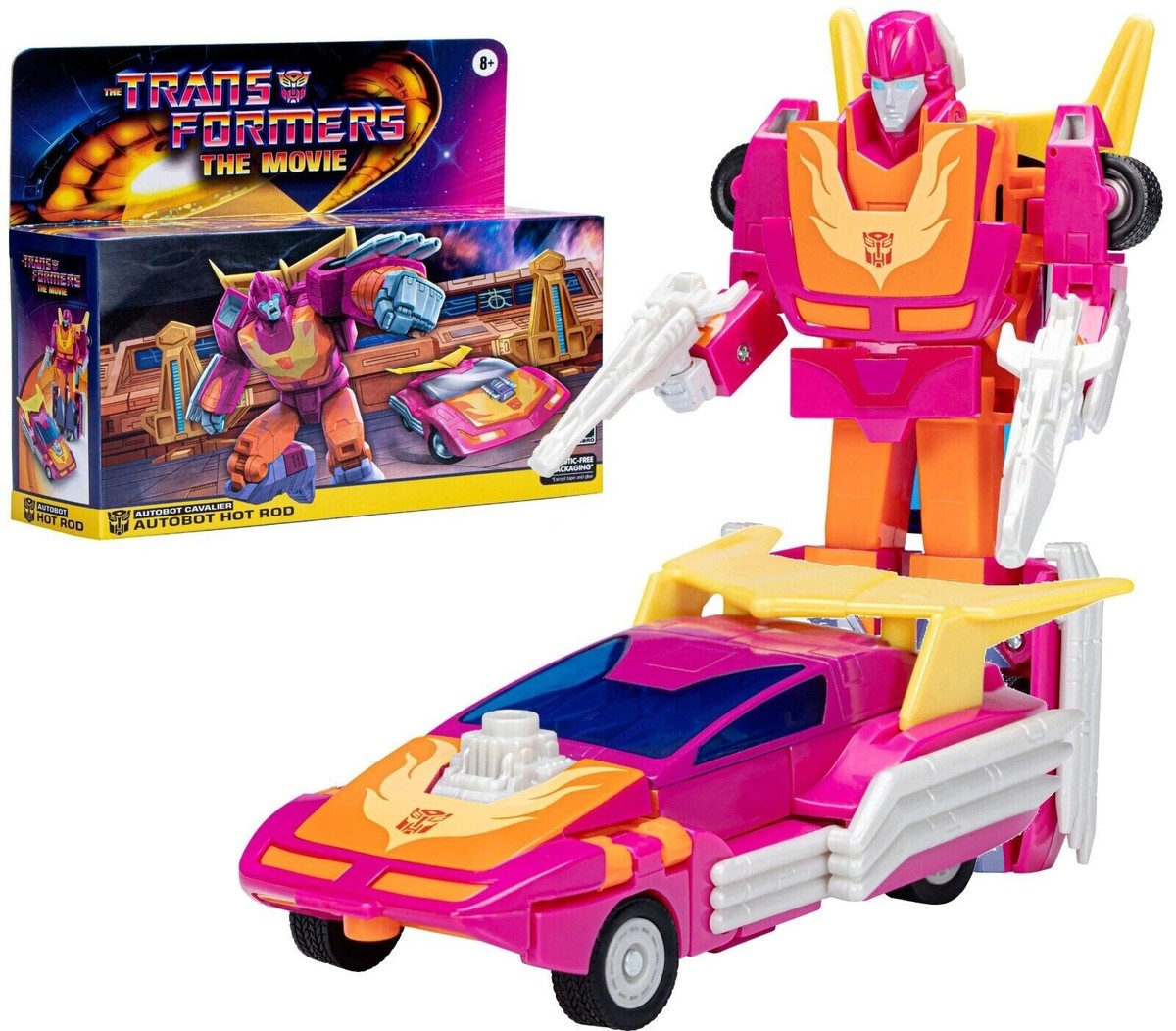 Hasbro Transformers The Movie Retro G1 Hot Rod Action Figure New In  Hand