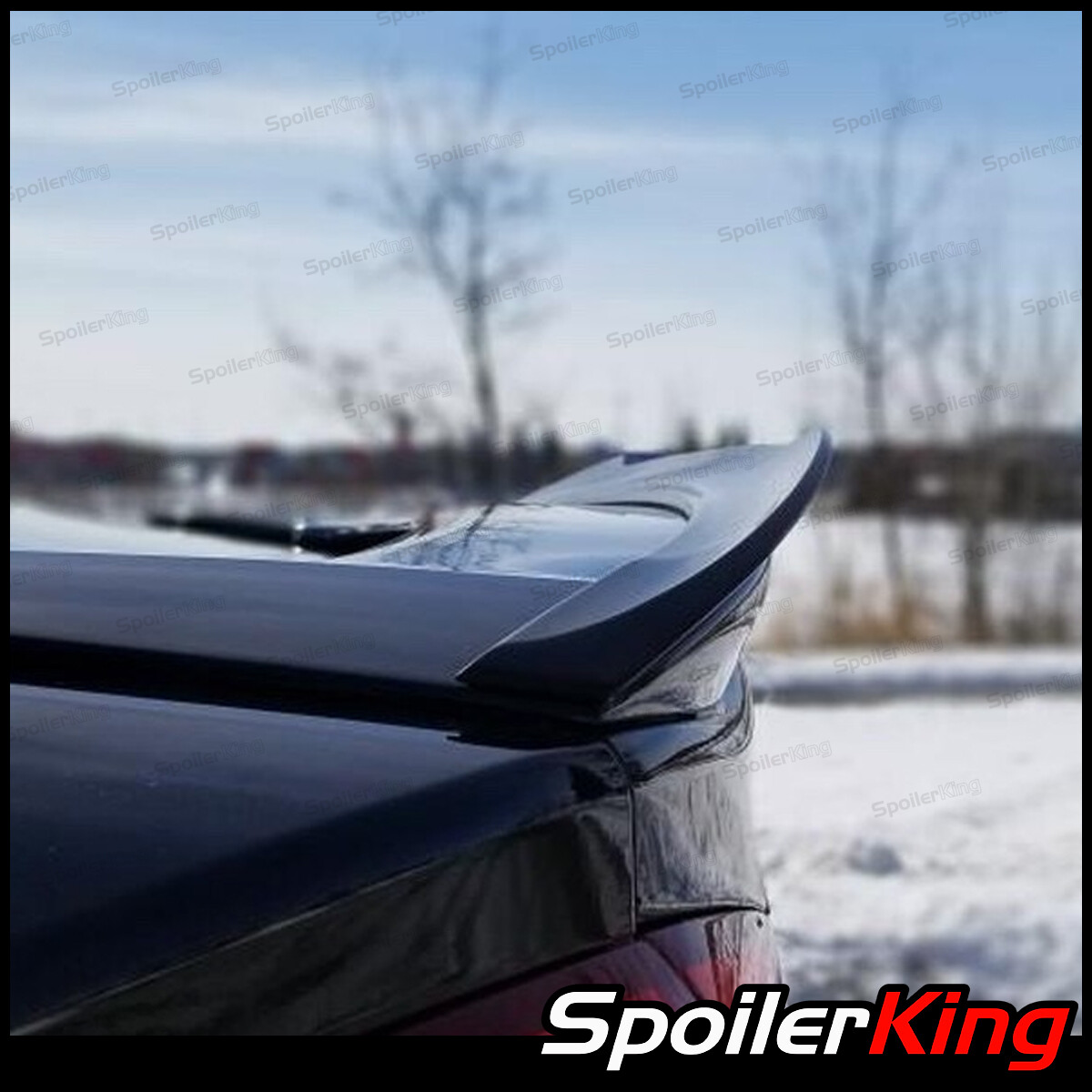 SpoilerKing 284FC (Fits Fusion 2013-2021) Rear Add-on Gurney Flap for OE spoiler