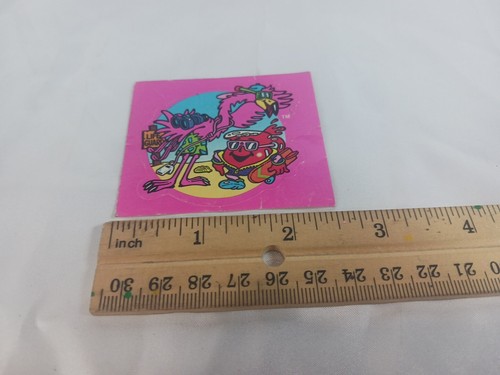 RARE! Vintage 90's Kool-Aid Flamingo Sticker Module - Picture 3 of 3