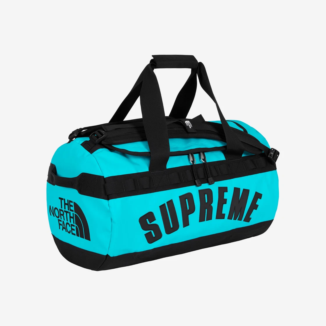 Supreme x The North Face Arc Logo Small Base Camp Duffle Bag Teal 19SS -  Mens