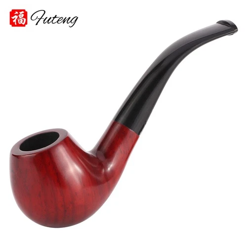 Classic Creative Red Sandalwood Pipe Set Accessories Tabacco Smoking Wood Pipe - Picture 2 of 11
