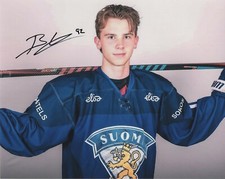 BRAD LAMBERT SIGNED AUTOGRAPH TEAM FINLAND 8X10 PHOTO  2022 NHL DRAFT    #3