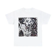 Dalmatian Dog Adult T-Shirt Playful Polka Dot Pup Art Abstract Pet Lover Tee
