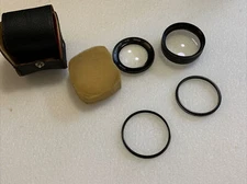 hoya 55-52,  55-58, 55mm +10 macro adapter, cenei 55 lens