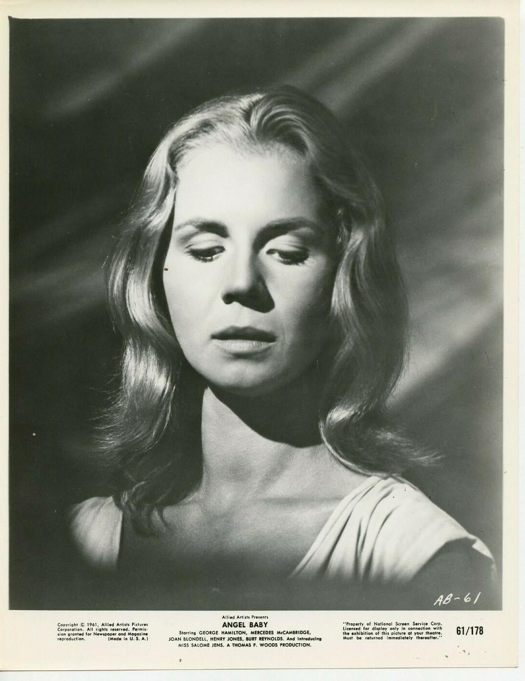 8 X 10 Photo Actress Salome Jens Angel Baby | eBay