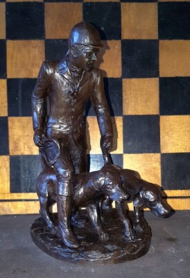 John Bromley Kaltguss Bronze Figur eines Huntsman & Hounds, Foxhounds FoxHunt