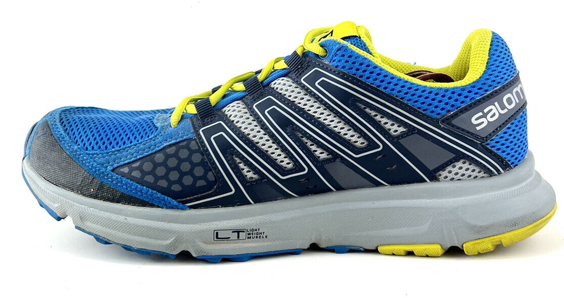 Vandre kone Forskellige Salomon XR Shift Blue Yellow Lace Up Men's Trail Running Shoes Size 9 | eBay