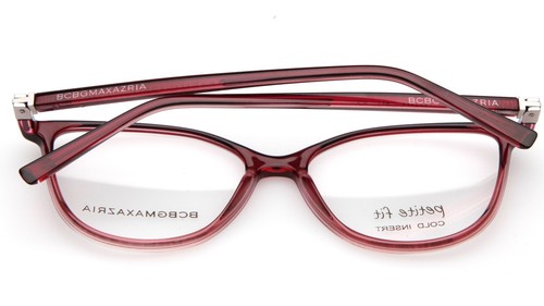 Nuevo BCBGMAXAZRIA ROSELLA Vino Desvanecido MARCO DE GAFAS 50-14-130mm B38mm - Imagen 8 de 10