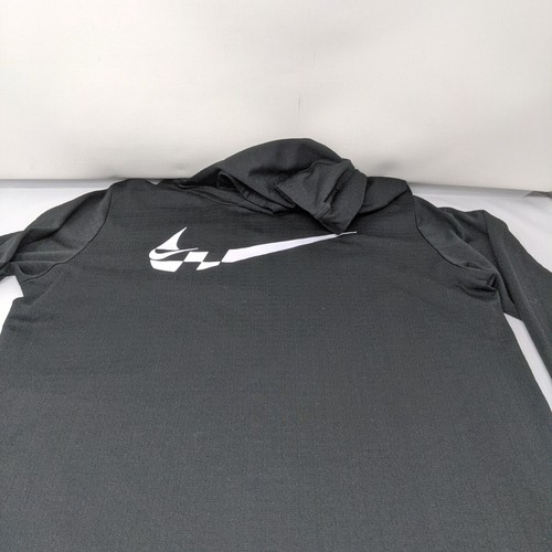 Nike Kids Black Pullover Athletic Hoodie Boys Size XL. Black hooded sweatshirt - Picture 2 of 15