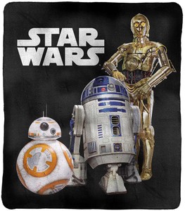 Star Wars C 3po R2 D2 Bb 8 Polar Fleece Blanket Throw Blanket Picnic Rug Ebay
