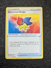 Elemental Badge 147/203- Evolving Skies- Regular Uncommon- NM/M