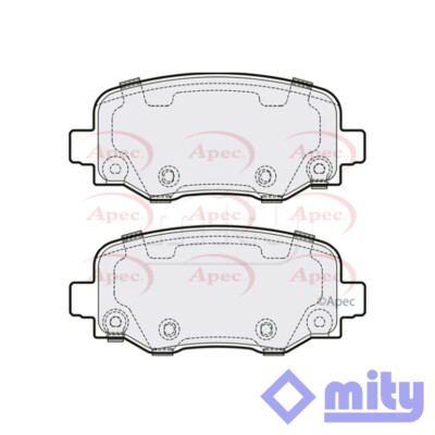 Fits Jeep Cherokee 2014- 2.0 CRD 2.2 3.2 Brake Pads Set Rear Mity 2AMV4101AA