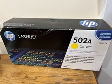 NEW Factory Sealed Genuine HP Q6472A 502A Yellow Toner Cartridge LaserJet 3600