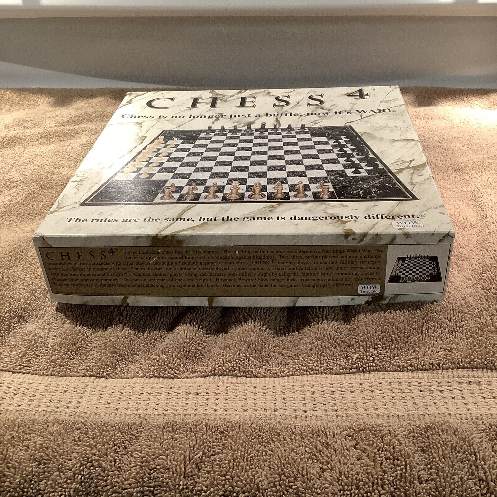 Chess 4 Player Board Game Set Item #19951 Wow Toys 100% Complete