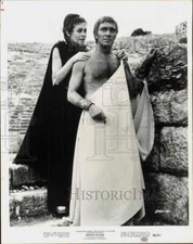 1968 Press Photo Actors Lilli Palmer, Christopher Plummer in "Oedipus the King"