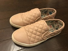 Steve Madden Zaander Slip-On Sneakers blush pink big girls size 3
