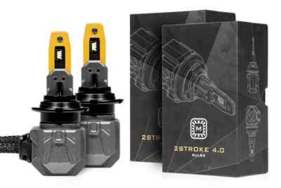 Morimoto H7 2Stroke 4.0 Pure White 5500K/2,600LM LED Light Bulb Kit