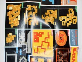 Final Fantasy 1990 Nintendo NES Dungeon Maps / Item Chart NES-FF-USA(A)