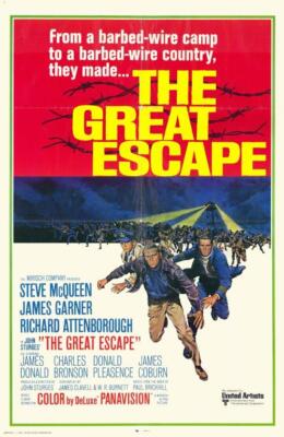 THE GREAT ESCAPE Movie POSTER 11 x 17 Steve McQueen, James Garner 
