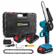 Chain Saw Cordless Electric Saw Handheld Garden Logging Chainsaw Wood Cutting