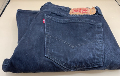 LEVIS 501 Jeans Black 36x30 (Fits 36x29) Straight Leg NICE Fast Free Shipping!