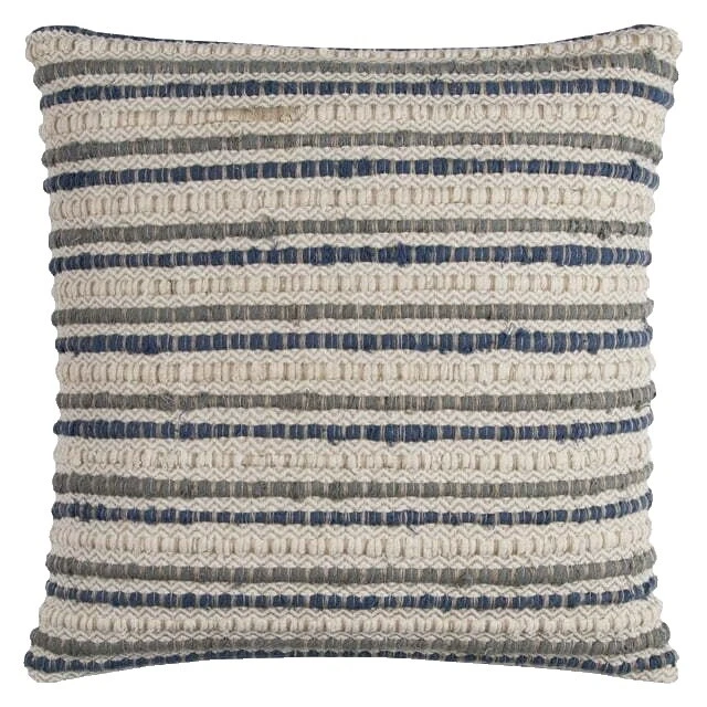 Striped 100% Linen Contemporary Home Décor Pillows