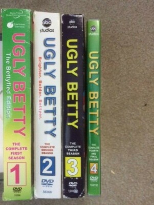 Ugly Betty - The Complete Series 1-4 set seasons 1 2 3 4 DVD lot