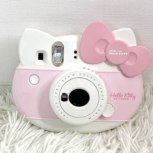 FUJIFILM HelloKitty Fuji Instant Camera Kit Cheki Instax Mini Series Pink Tested - Picture 1 of 4