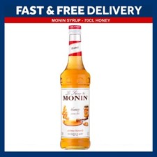NEW Monin Coffee & Cocktail 70cl Glass Syrup Flavours & Pump - AS USED BY COSTA
