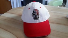Original ToxEye Cap wei&szlig;/rot  neu SUPER SALE  skater club