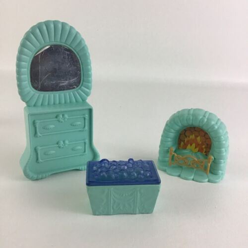 She-Ra Princess Of Power Crystal Castle Accessories Lot Dresser Fireplace 80s