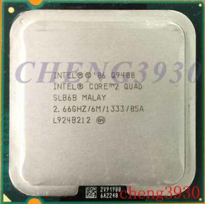 Intel Core 2 Quad Core Q9400 2.66 GHz LGA775 CPU Processor