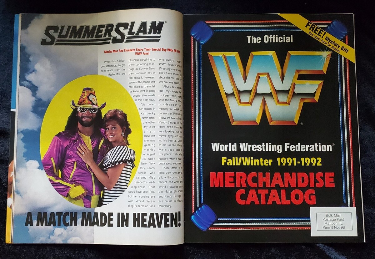 WWF SummerSlam 1991 Classic WWE Special Edition Program Magazine
