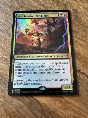 Vollgrimm die Phiolenwerferin / Vial Smasher the Fierce - FOIL - NM/EX- EN - MTG