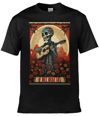 Day of the Dead Design 5 von 24 Soft Style Tshirt Sugar Skull