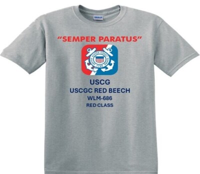 USCGC RED BEECH  WLM-686* RED CLASS *SHIRTS.USCG OFFICIALLY LICENSED
