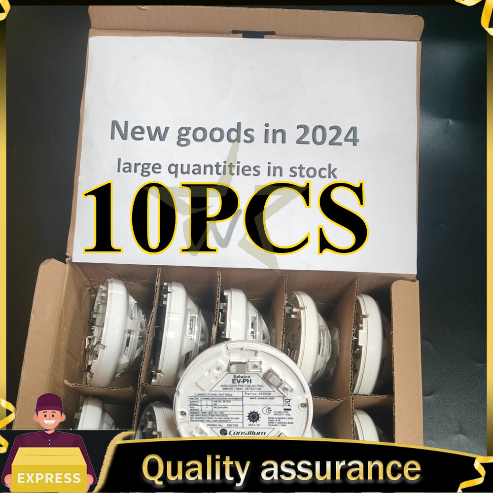 040030-LOT OF 10 CONSILIUM SALWICO EV-PH PHOTOELECTRIC SMOKE/HEAT DETECTOR