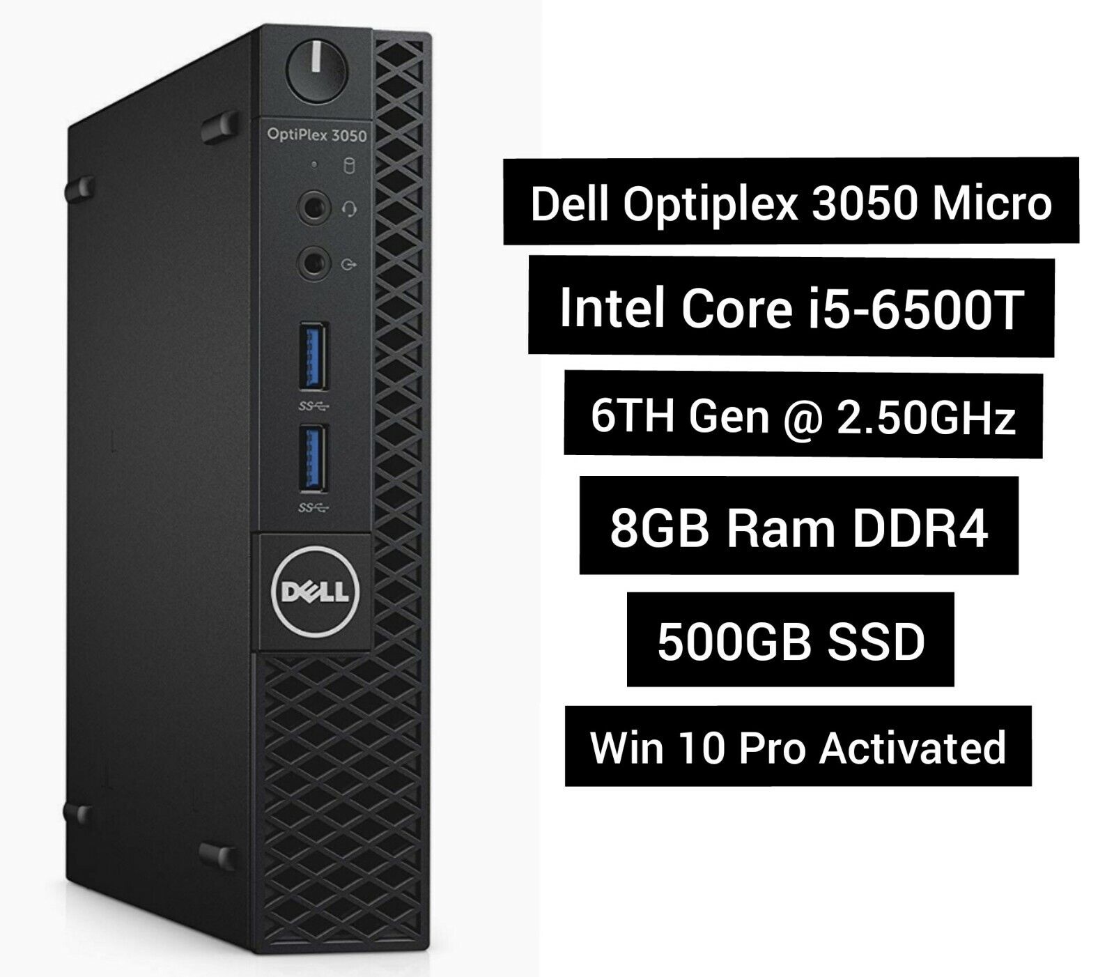 DELL Optiplex 3050 micro CPU i5-6500T