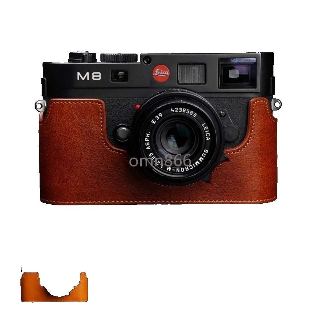 Estuches para cámara de cuero, bolsos y fundas con compartimentos para Accesorios Para Leica