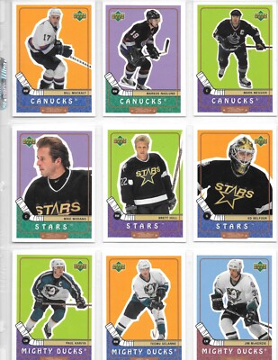 1999-00 UPPER DECK RETRO-PICK ANY 2 CARDS COMPLETE YOUR SET GREAT DEAL