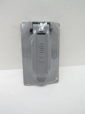 Hubbell 5146-0 Bell Outdoor Wet Location Vertical Mount Duplex Cover 1-Gang