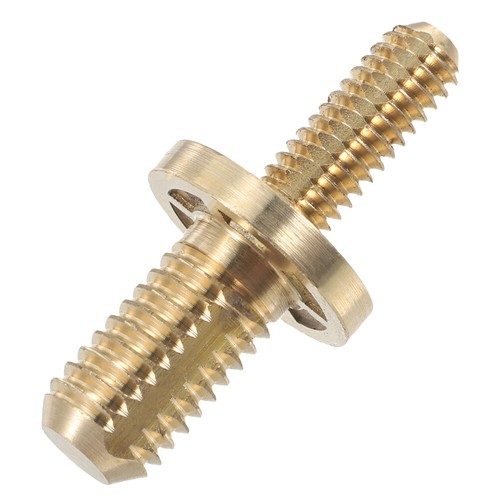 Pool Snooker Cue Walking Cane Wood Stick 1/2 Brass Joint Pin Connector Copper - Picture 2 of 12