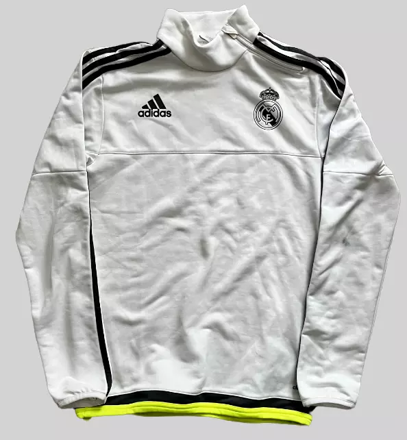 Real Madrid 2015 2016 Jacket Sudadera Adidas Sweatshirt Training Size Men  XS | eBay