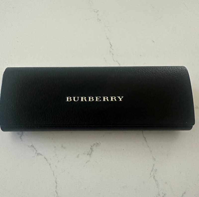Authentic Burberry Black Hard Eyeglass / Sunglasses Case, No Box